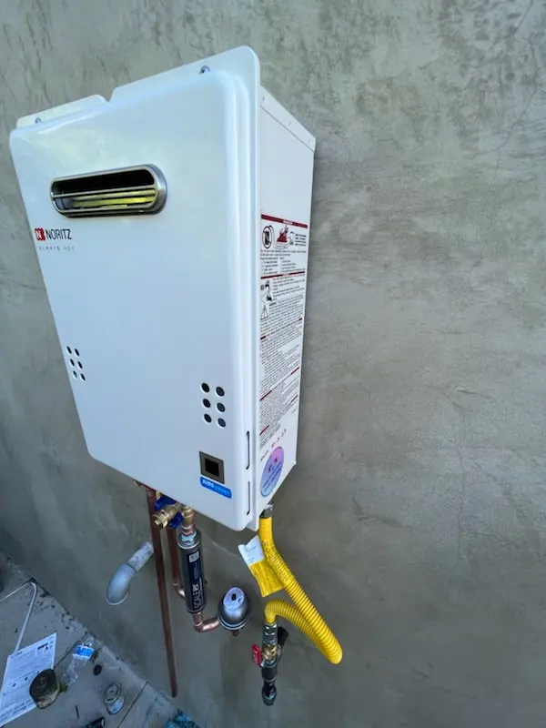 Tankless water heater installation for Emmaus homes