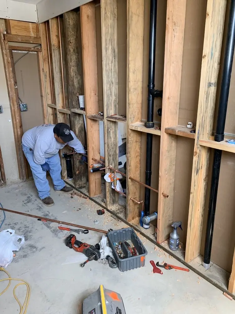 Commercial rough-in plumbing for Trenchless Sewer Repair in Emmaus